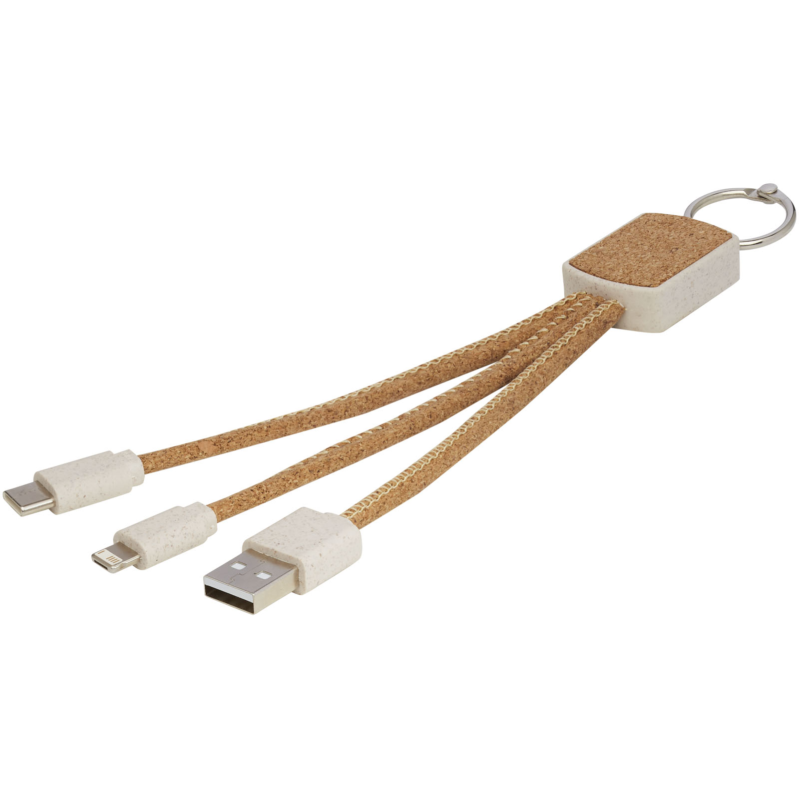12429406.jpg Bates kviešu salmu un korķa 3-in-1 uzlādes kabelis - Image 1