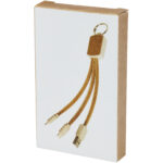 Bates kviešu salmu un korķa 3-in-1 uzlādes kabelis - Image 7