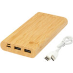 Tulda 10 000 mAh bambusa ārējā baterija - Image 5