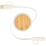Chechia 5-in-1 pārstrādātas plastmasas 100 cm garš ievelkamais datu sinhronizācijas un 45 W ātrās uzlādes kabelis - Image 2