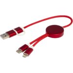 Alasia 5-in-1 pārstrādāta alumīnija un plastmasas 30 cm datu sinhronizācijas un 27 W ātrās uzlādes kabelis - Image 4