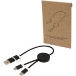Alasia 5-in-1 pārstrādāta alumīnija un plastmasas 30 cm datu sinhronizācijas un 27 W ātrās uzlādes kabelis - Image 10