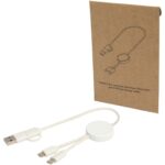 Citala 5-in-1 pārstrādātas plastmasas 30 cm datu sinhronizācijas un 27 W ātrās uzlādes kabelis