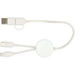 Citala 5-in-1 pārstrādātas plastmasas 30 cm datu sinhronizācijas un 27 W ātrās uzlādes kabelis - Image 3