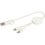 Citala 5-in-1 pārstrādātas plastmasas 30 cm datu sinhronizācijas un 27 W ātrās uzlādes kabelis - Image 4