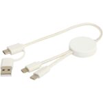 Citala 5-in-1 pārstrādātas plastmasas 30 cm datu sinhronizācijas un 27 W ātrās uzlādes kabelis - Image 5