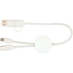 Citala 5-in-1 pārstrādātas plastmasas 30 cm datu sinhronizācijas un 27 W ātrās uzlādes kabelis - Image 2