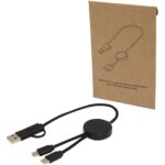 Citala 5-in-1 pārstrādātas plastmasas 30 cm datu sinhronizācijas un 27 W ātrās uzlādes kabelis - Image 10