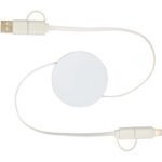 Citala 5-in-1 pārstrādātas plastmasas 90 cm garš ievelkamais datu sinhronizācijas un 40 W ātrās uzlādes kabelis - Image 3