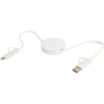 Citala 5-in-1 pārstrādātas plastmasas 90 cm garš ievelkamais datu sinhronizācijas un 40 W ātrās uzlādes kabelis - Image 4