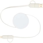 Citala 5-in-1 pārstrādātas plastmasas 90 cm garš ievelkamais datu sinhronizācijas un 40 W ātrās uzlādes kabelis - Image 2