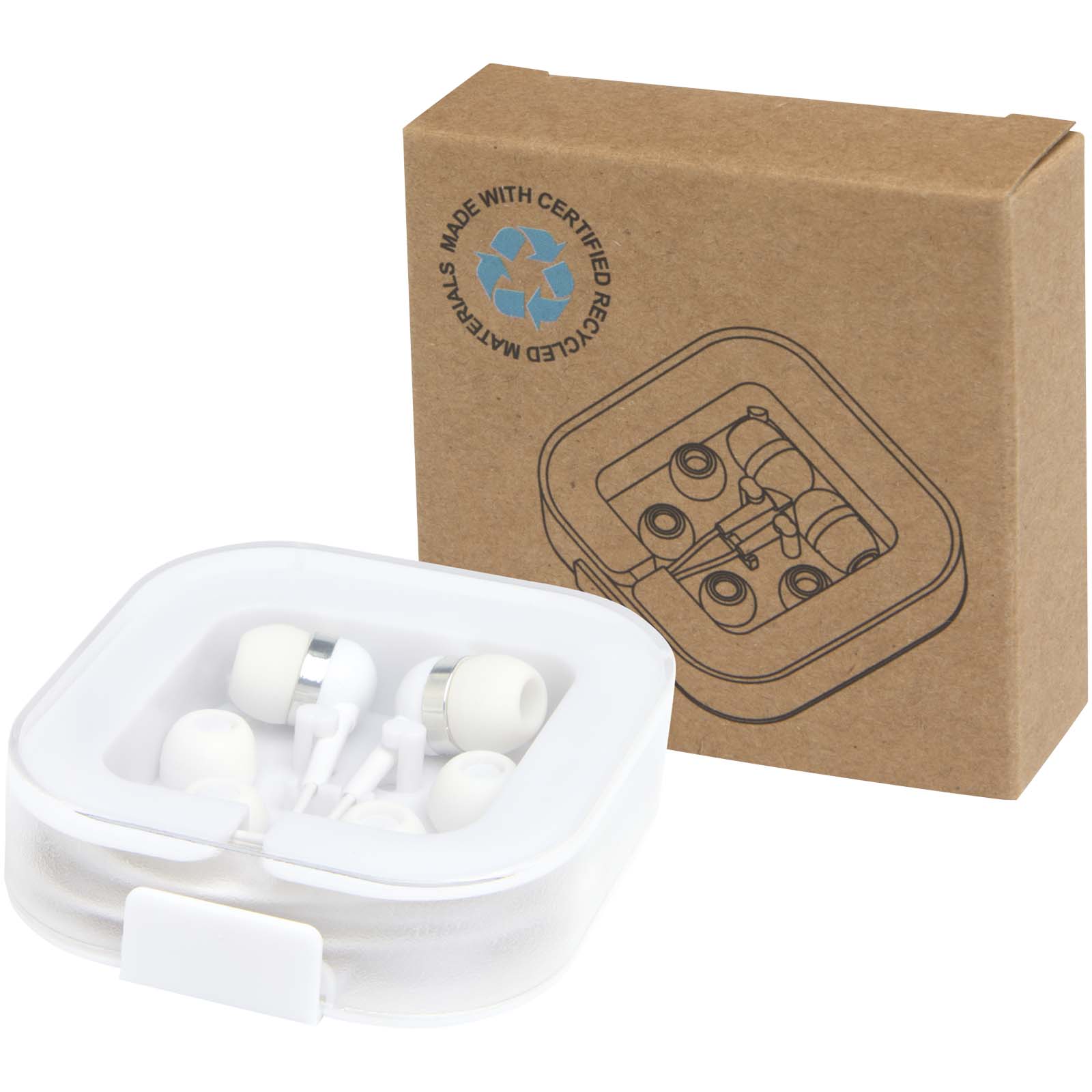 12443801.jpg Baekdu vadu austiņas ar Type-C savienojumu un uzglabāšanas kārbiņu no pārstrādātas plastmasas - Image 1
