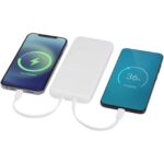 Adhil 10 000 mAh 10 W pārstrādātas plastmasas ārējā baterija ar 2 iebūvētiem kabeļiem - Image 5