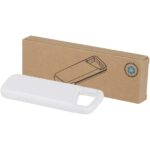 Alkes 5000 mAh 12 W ūdensizturīga ārējā baterija no pārstrādātas plastmasas ar karabīni