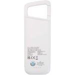 Alkes 5000 mAh 12 W ūdensizturīga ārējā baterija no pārstrādātas plastmasas ar karabīni - Image 3