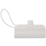 Alnair 5000 mAh 10 W pārstrādātas plastmasas Type-C ārējā baterija ar iebūvētu atveramu statīvu un 2-in-1 kabeli - Image 2