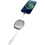 Hadar 100 W pārstrādātas plastmasas ievelkamais CarPlay PD uzlādes kabelis - Image 5