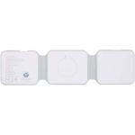 Armus 3-in-1 15 W salokāmais bezvadu lādētājs no pārstrādātas plastmasas - Image 3