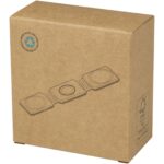Armus 3-in-1 15 W salokāmais bezvadu lādētājs no pārstrādātas plastmasas - Image 5