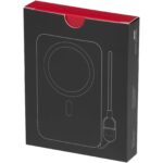 SMART 5000 mAh magnētiskais ārējā baterija no pārstrādātas plastmasas ar auklīti - Image 6