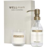Wellmark Discovery 250 ml roku ziepju dozators un 150 g aromātiskās sveces komplekts