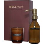 Wellmark Discovery 250 ml roku ziepju dozators un 150 g aromātiskās sveces komplekts - Image 5
