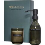 Wellmark Discovery 250 ml roku ziepju dozators un 150 g aromātiskās sveces komplekts - Image 6