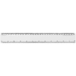 Renzo 30 cm plastmasas lineāls - Image 2