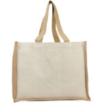 Varai 320 g/m² kanvas un džutas iepirkumu soma 23 l - Image 2