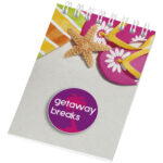Desk-Mate® spirālveida A7 piezīmju grāmatiņa