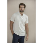 Emerald 200 g/m² unisex Aware™ pārstrādātais polo krekls ar īsām piedurknēm - Image 7