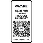 Onyx 5 paneļu 240 g/m² Aware™ pārstrādātā cepure - Image 4