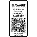 Tin 280 g/m² unisex Aware™ pārstrādāts džemperis ar ceturtdaļas garuma rāvējslēdzēju - Image 4