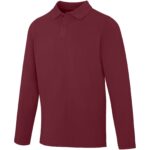 Calgary 180 g/m² vīriešu polo krekls ar garām piedurknēm - Image 7