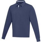 Clyde unisex organiskās kokvilnas regbija polo krekls - Image 6