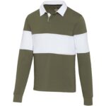 Clyde unisex organiskās kokvilnas regbija polo krekls - Image 10