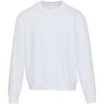 Boris 280 g/m² unisex OCS sertificēts organiskās kokvilnas oversized džemperis ar apaļu kaklu - Image 2